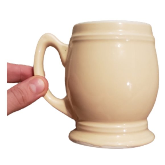 Hires Rootbeer Retro Drink Mug Crush USA Advertising Coffee Mug Cream Pre-owned - Picture 2 of 6